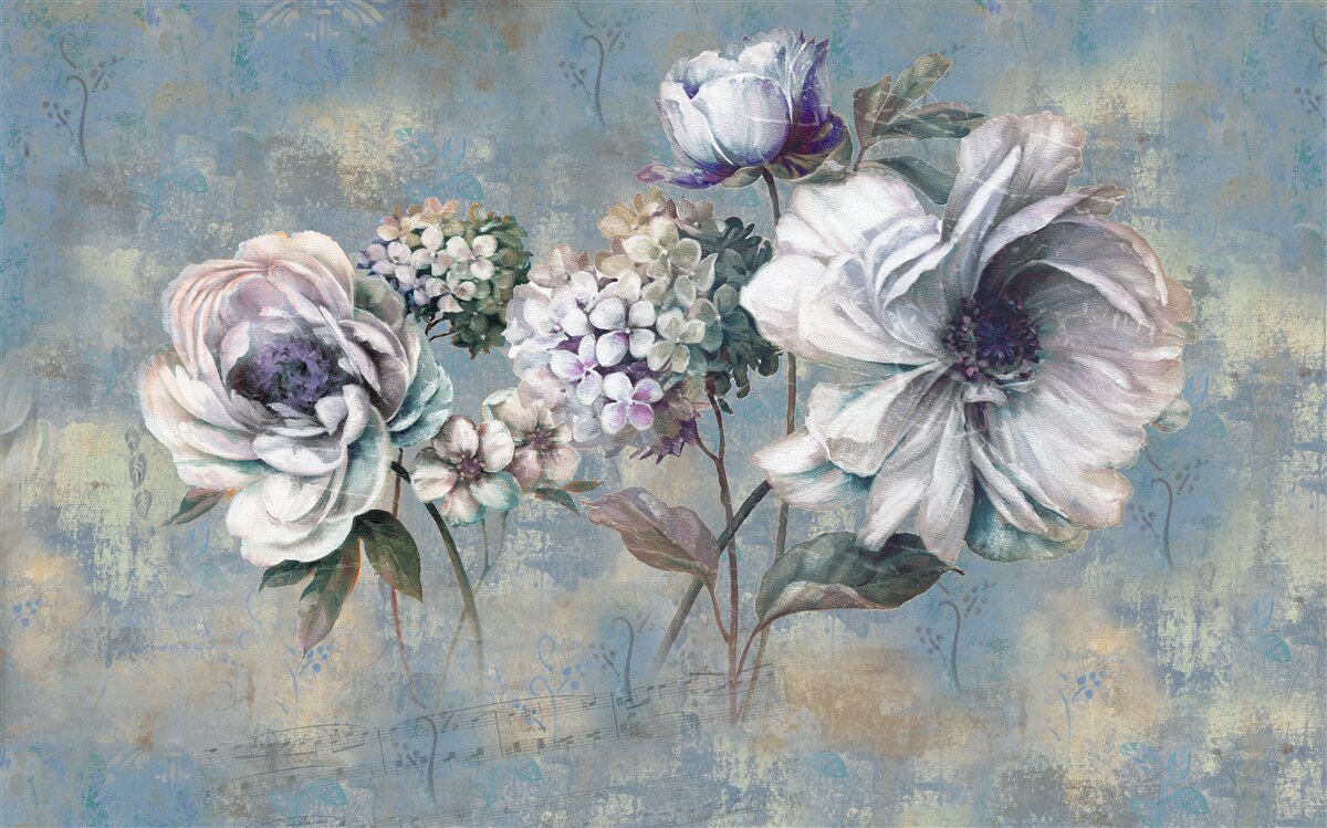 Fototapeta kytica kvetov letnej sezóny