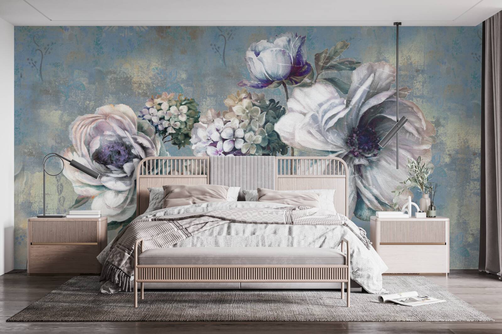 Fototapeta kytica kvetov letnej sezóny