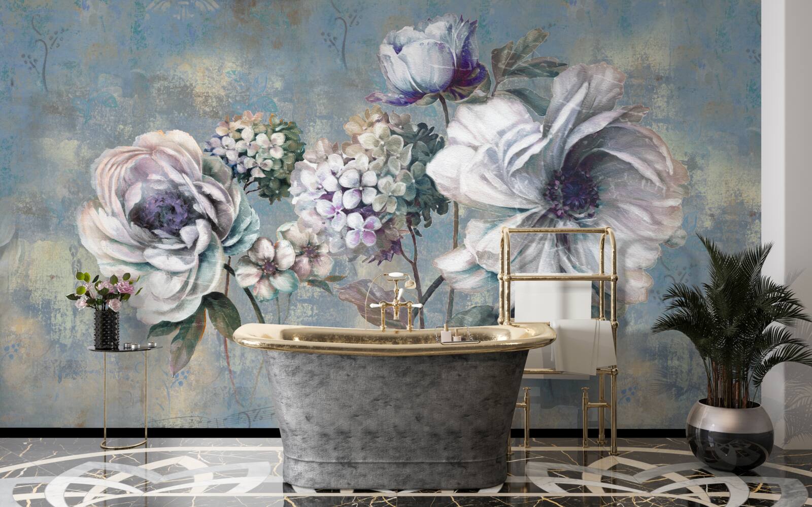 Fototapeta kytica kvetov letnej sezóny