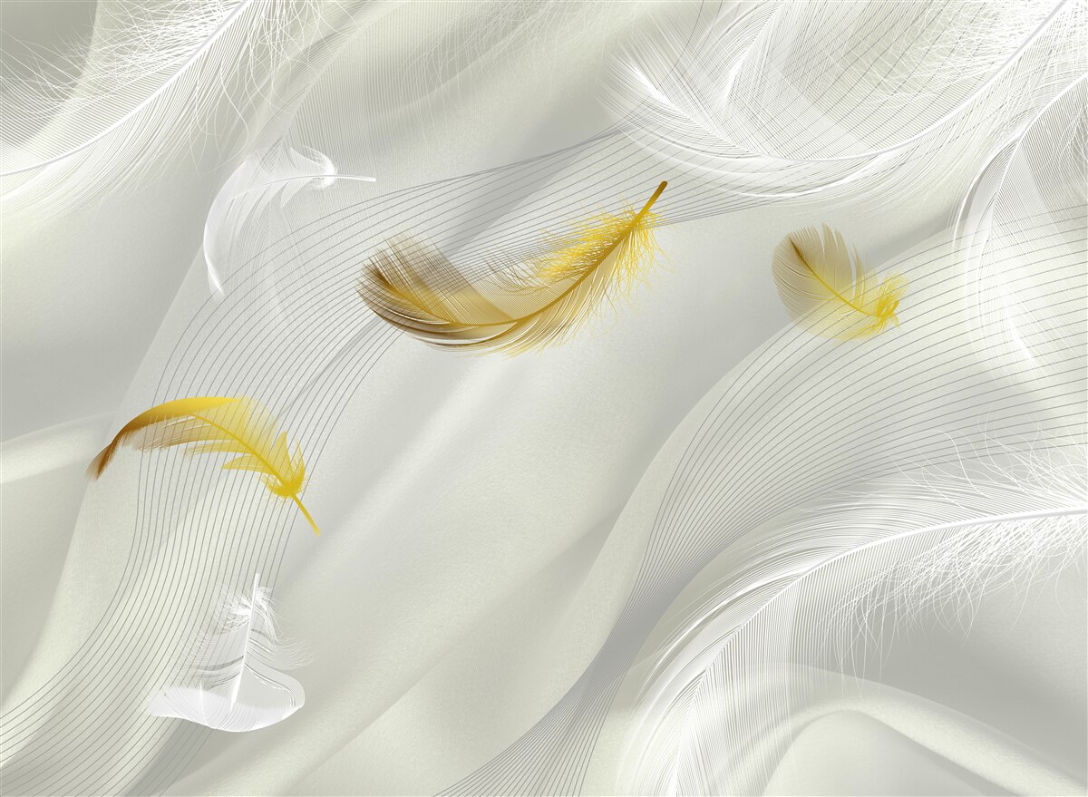 Fototapeta zlaté krídla v lete