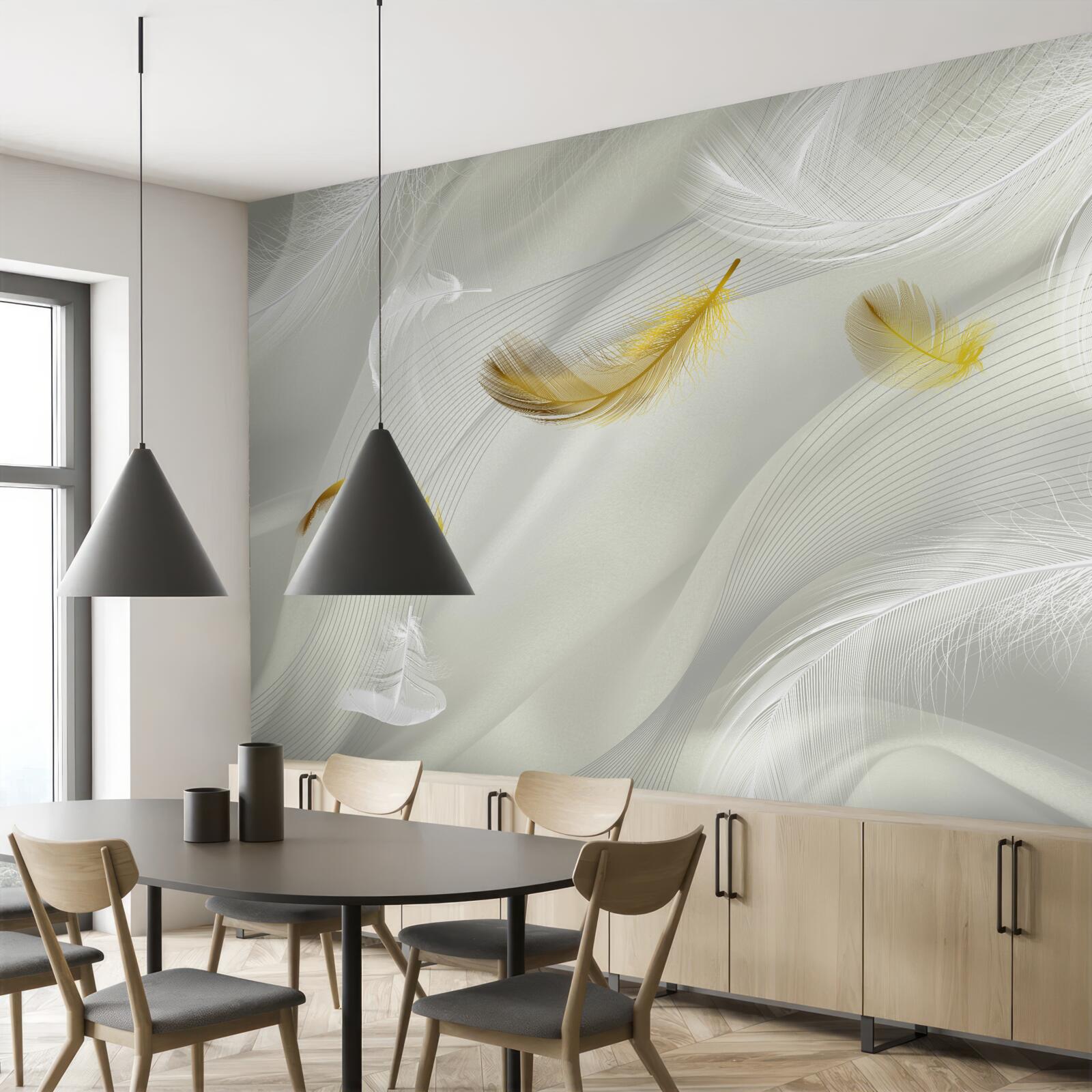 Fototapeta zlaté krídla v lete