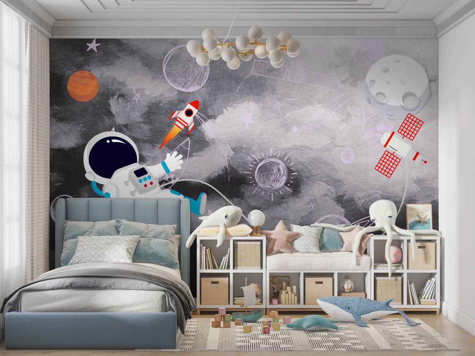 Fototapeta astronaut v bezvzduchovom priestore