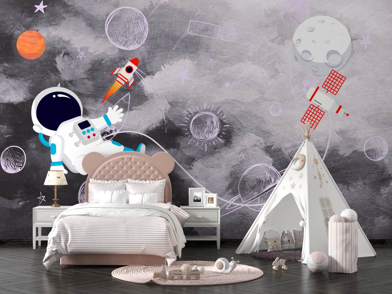 Fototapeta astronaut v bezvzduchovom priestore