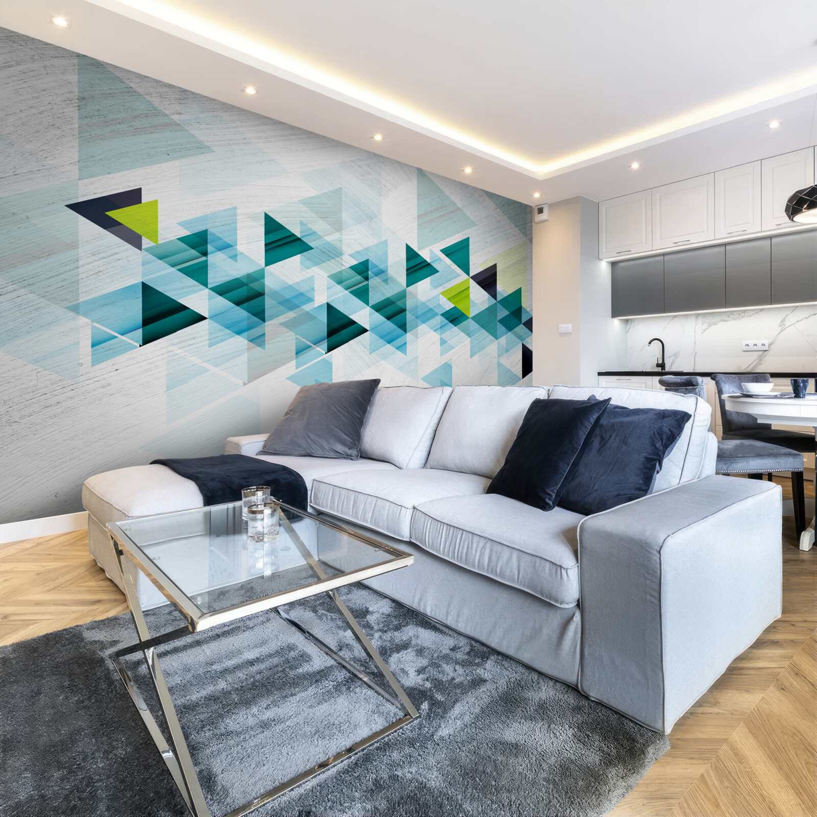 Fototapeta trojuholníková abstrakcia