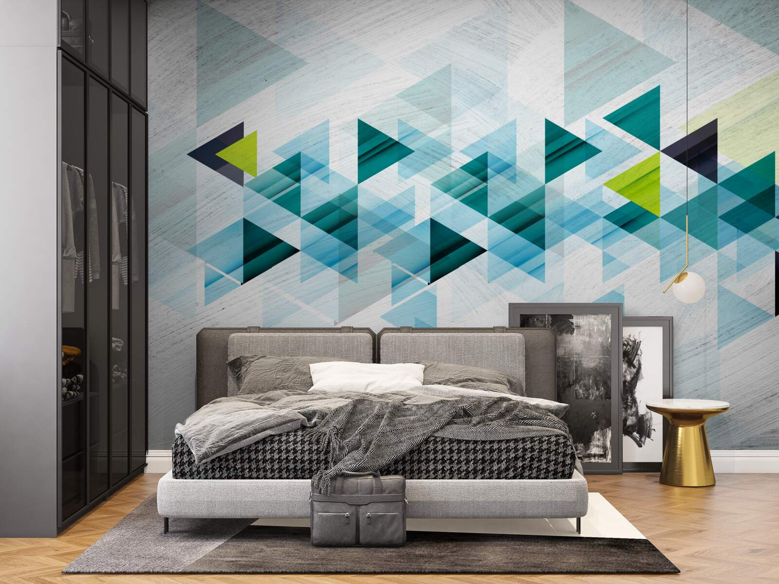 Fototapeta trojuholníková abstrakcia