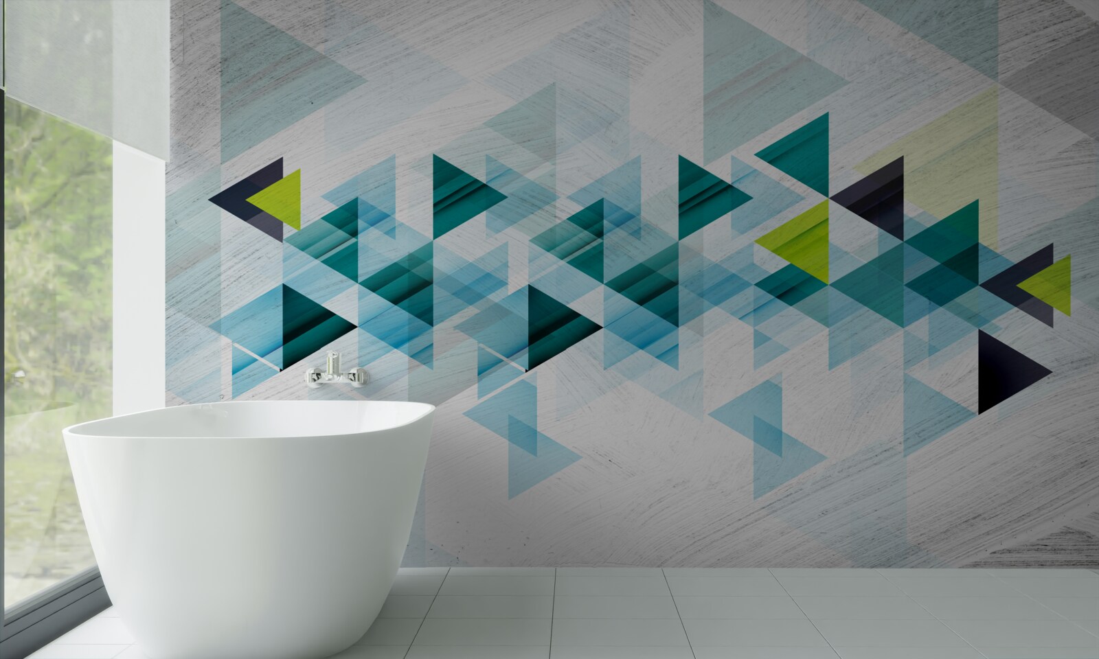 Fototapeta trojuholníková abstrakcia