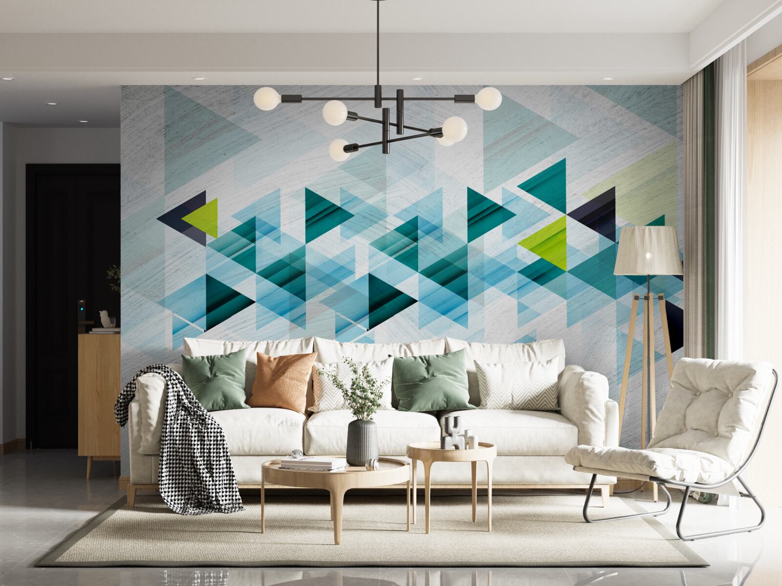 Fototapeta trojuholníková abstrakcia