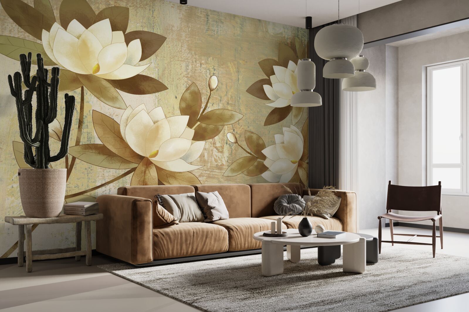 Fototapeta akvarelové maľovanie lotosov