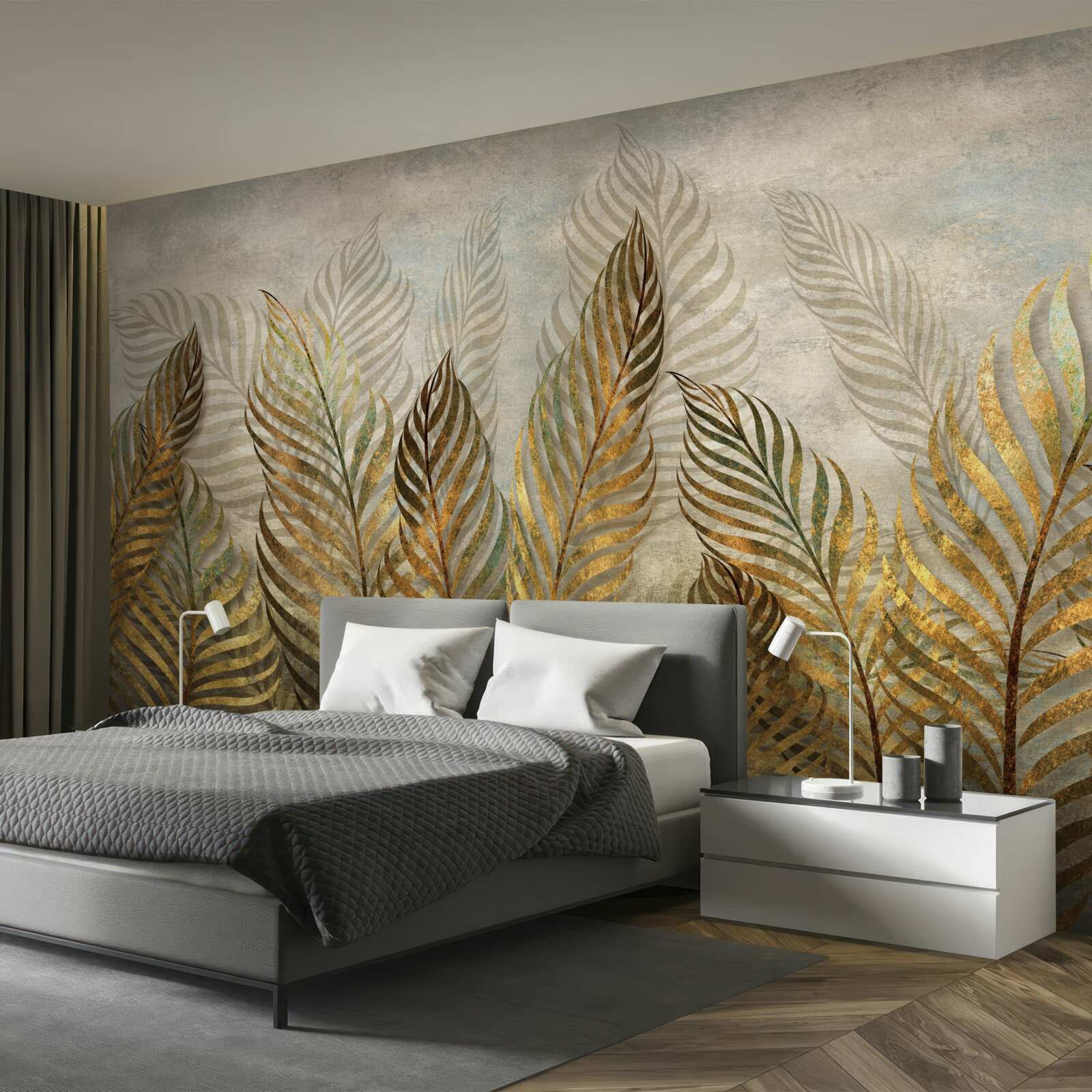 Fototapeta pôvabné papraďové listy