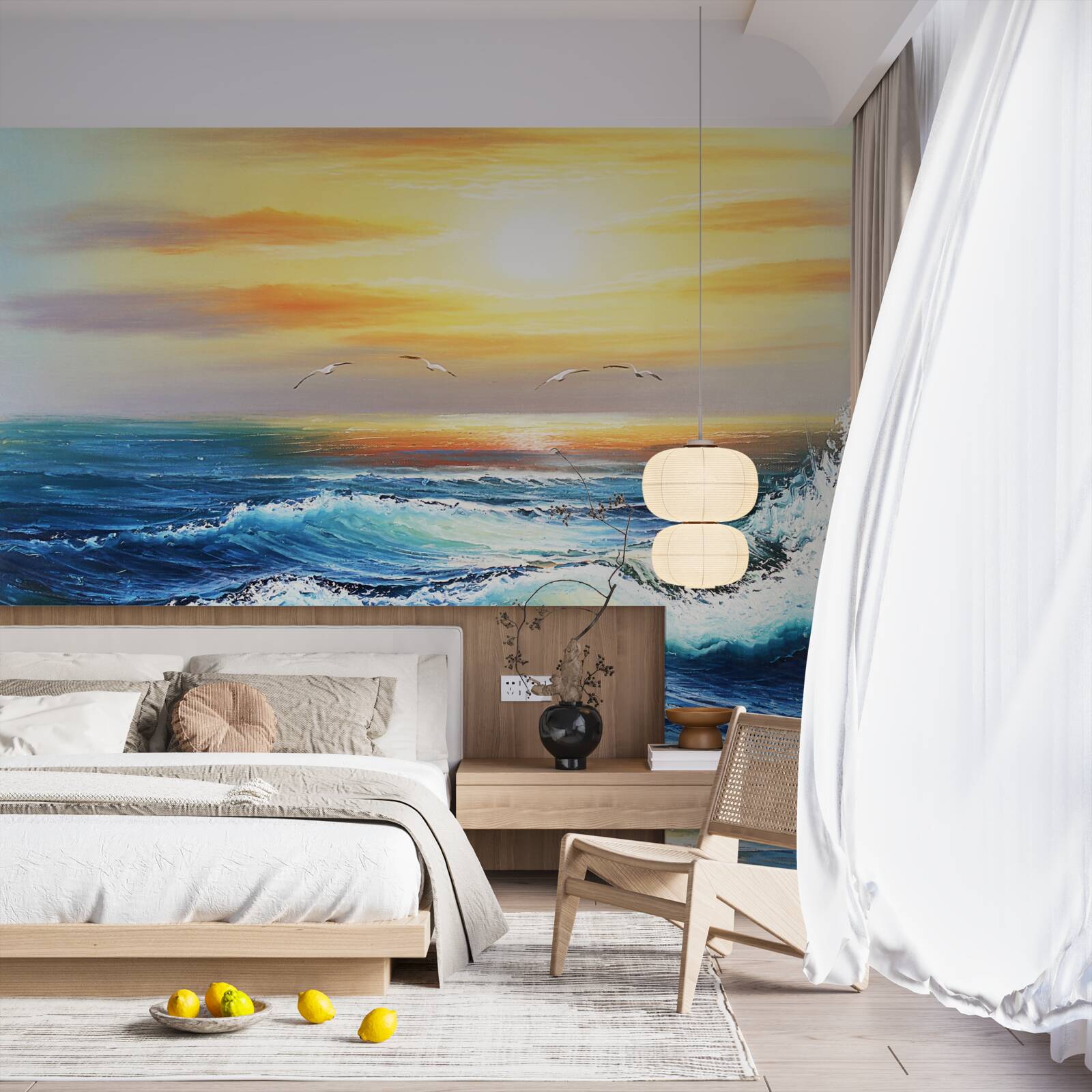 Fototapeta nahnevané vlny oceánu