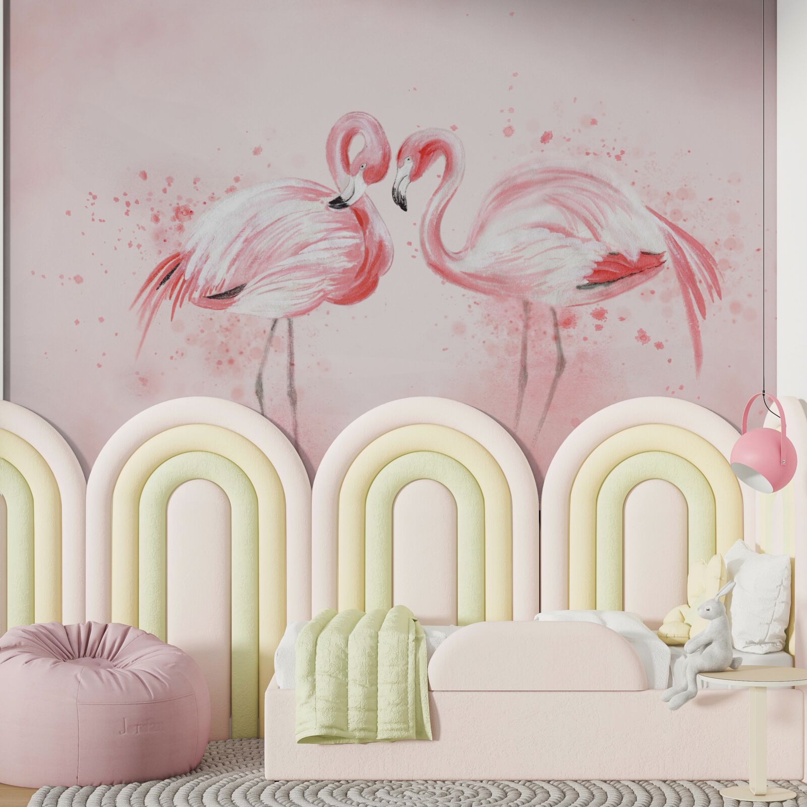 Fototapeta dva plameniaky