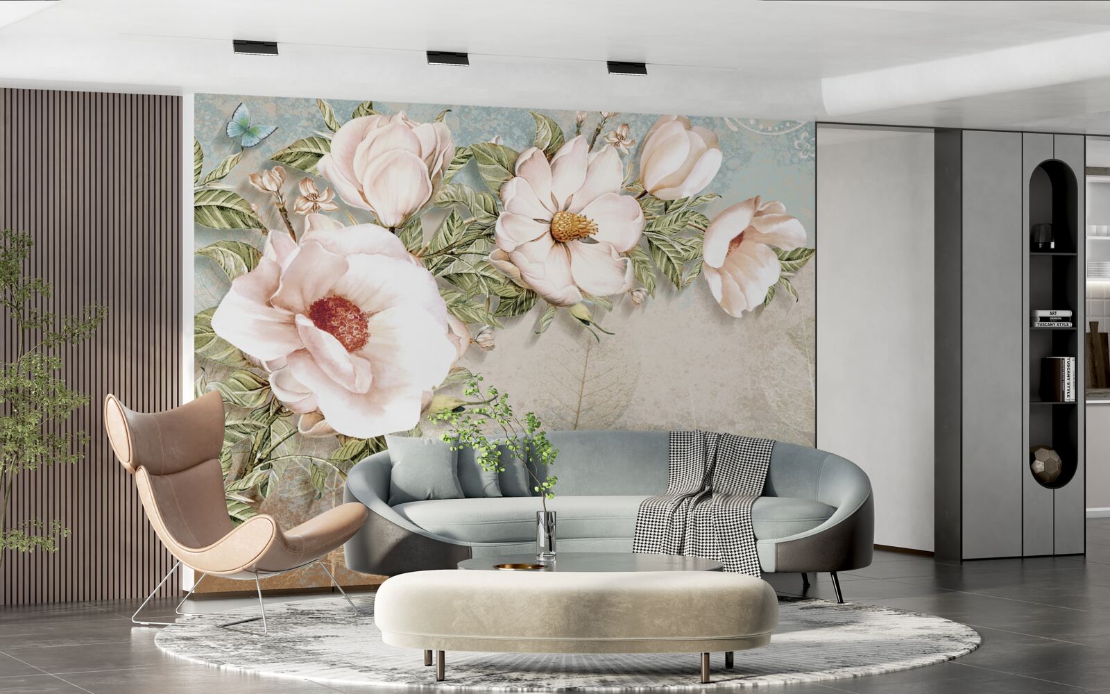 Fototapeta svetlé puky na abstraktnom pozadí