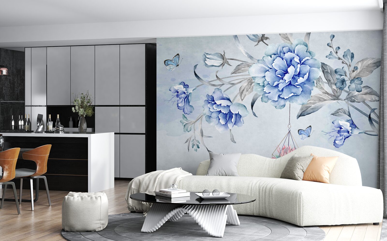 Fototapeta vetvička modrých mimóz