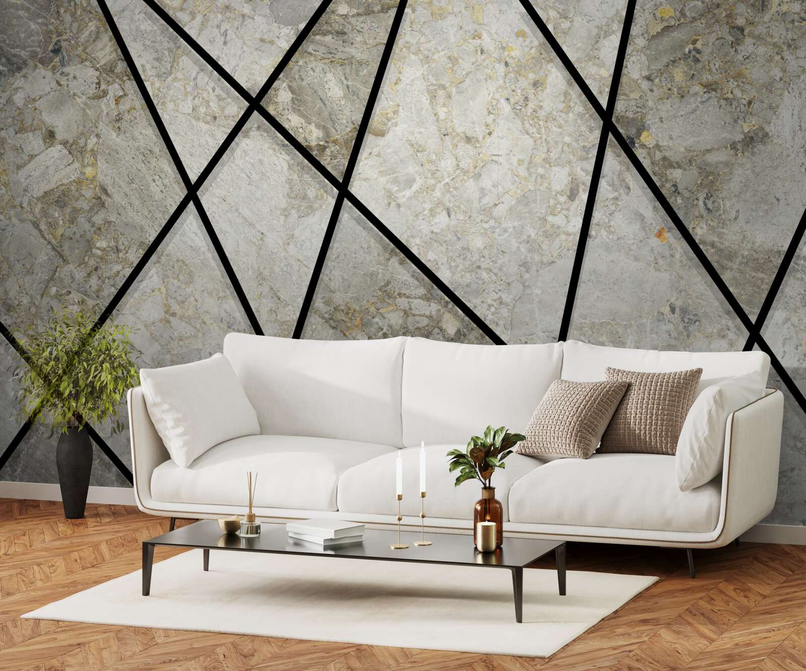 Fototapeta mramor s čiernymi žilami