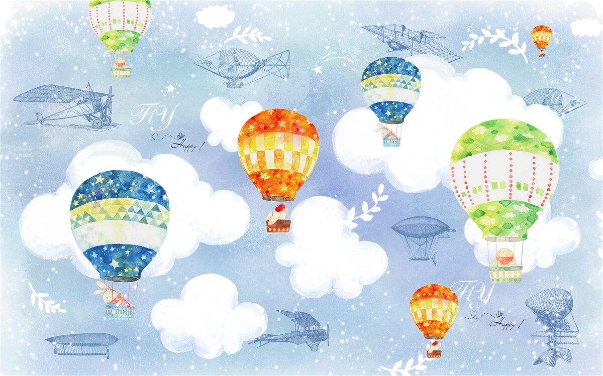 Fototapeta farebné balóny