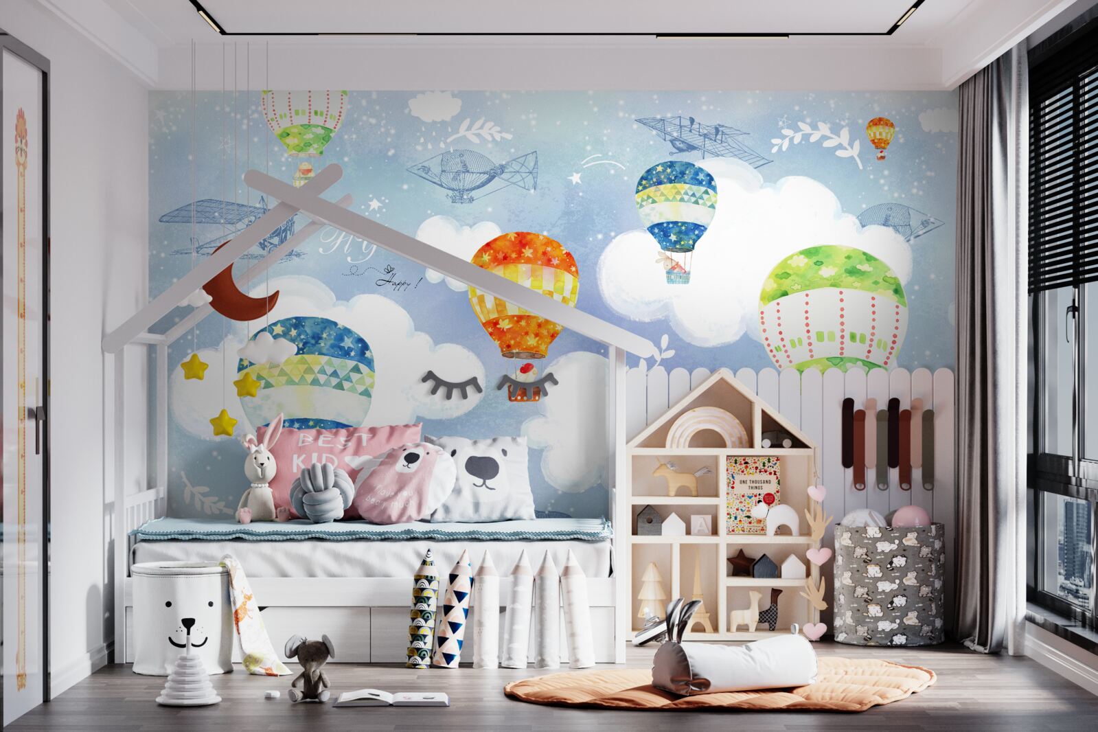 Fototapeta farebné balóny