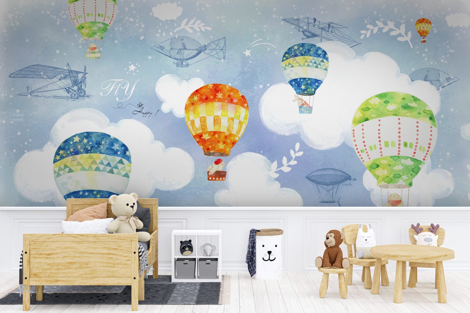 Fototapeta farebné balóny