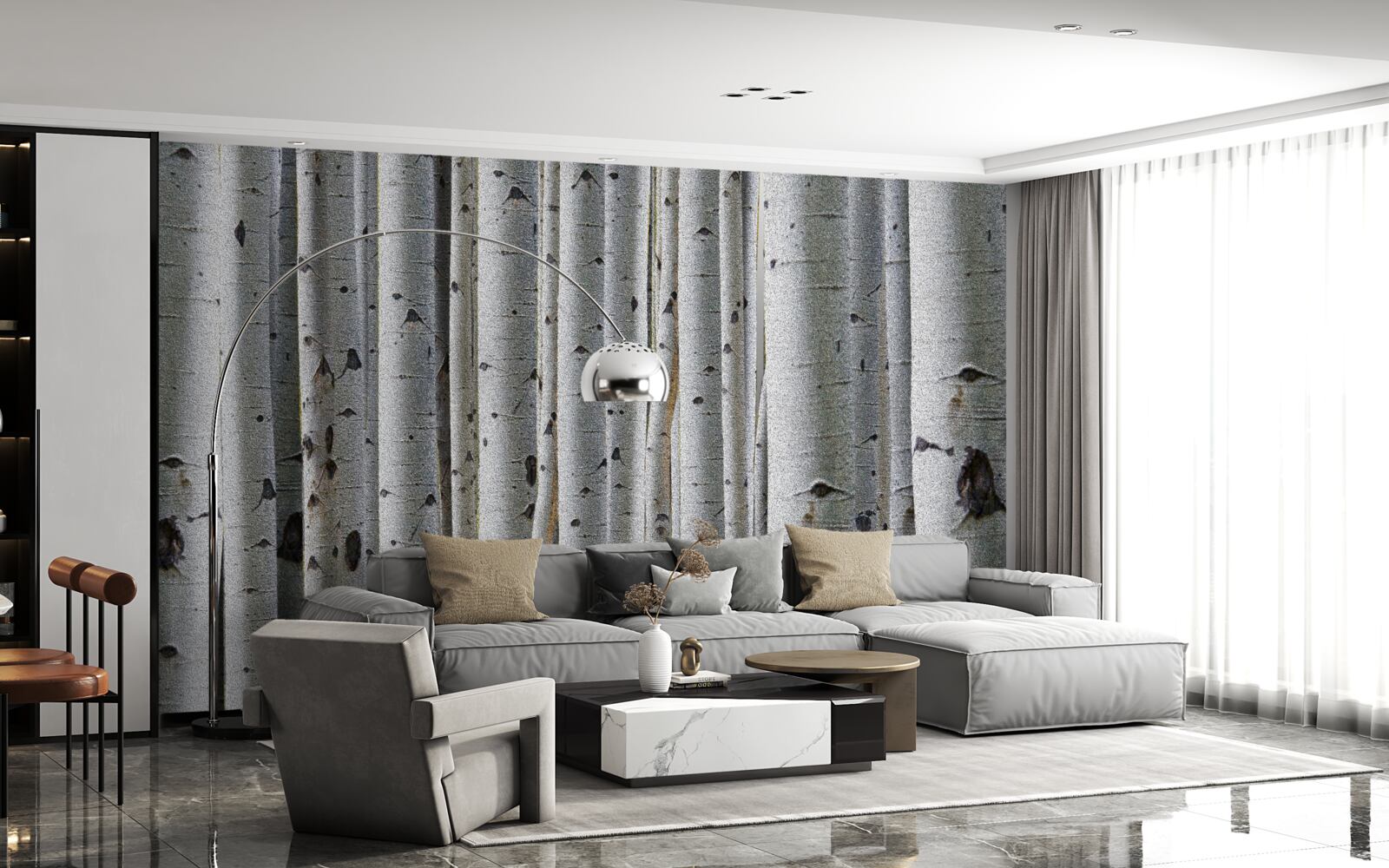 Fototapeta brezový les