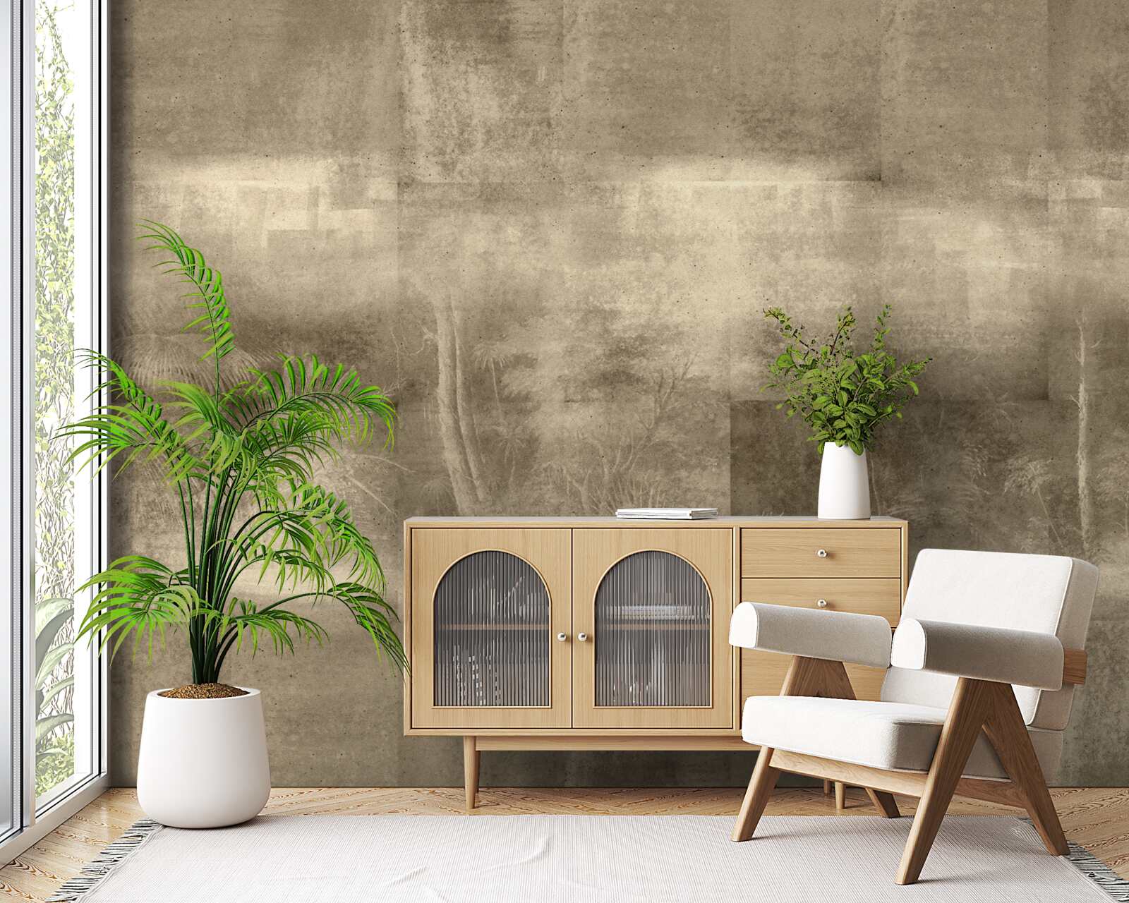 Fototapeta sépiový dážď v noci