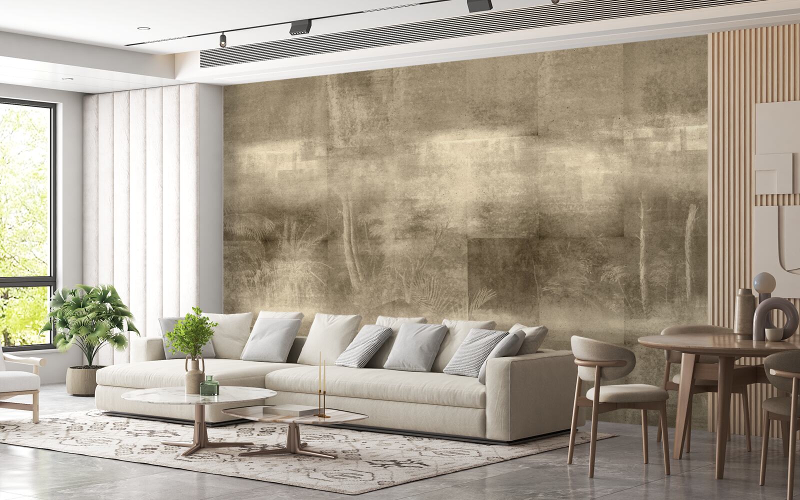 Fototapeta sépiový dážď v noci