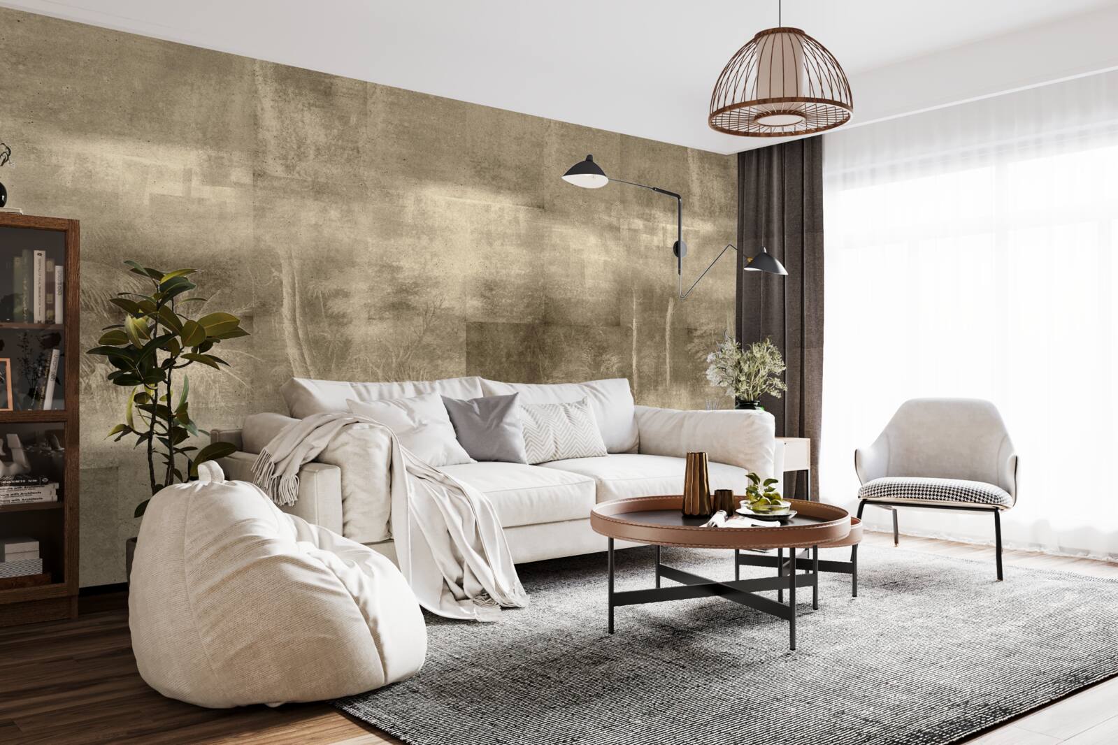 Fototapeta sépiový dážď v noci