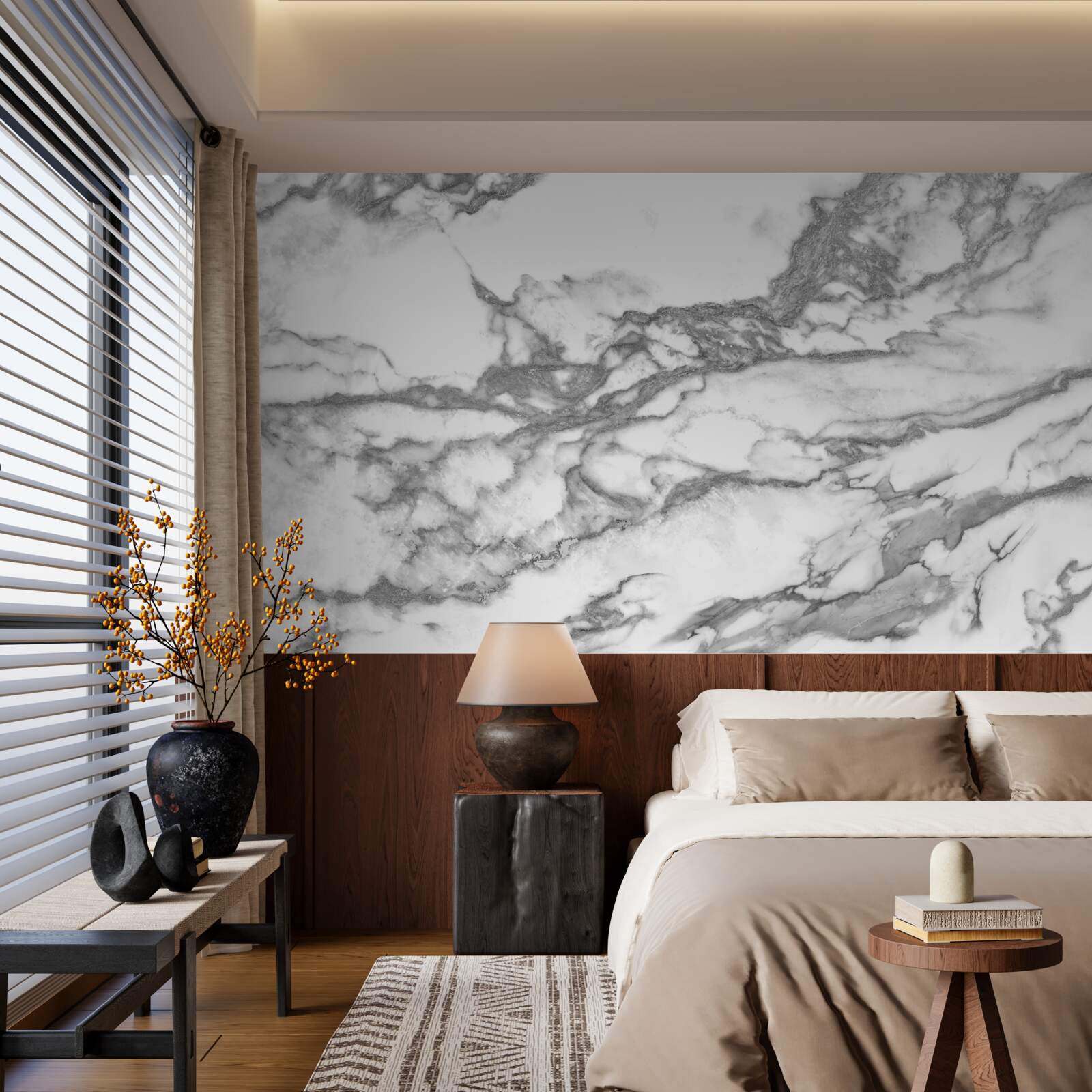 Fototapeta sivý mramor s prachovými časticami