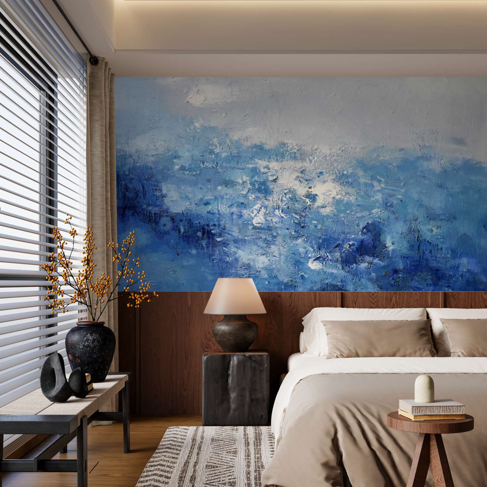 Fototapeta nočný dážď v lese