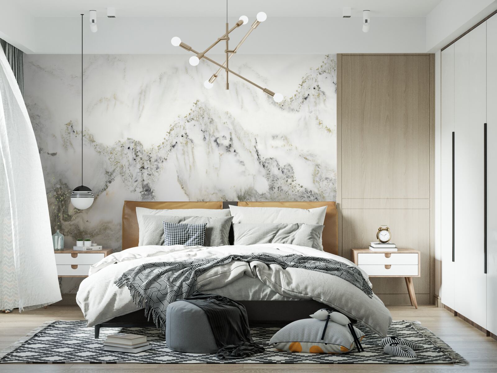 Fototapeta zrážky v japonskej záhrade