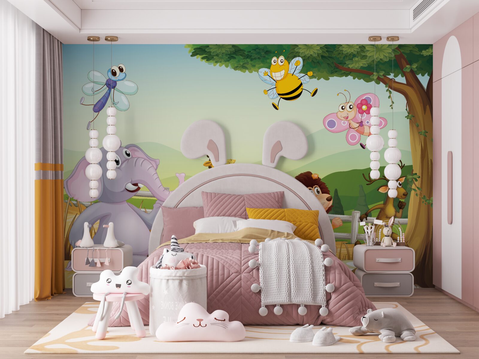 Fototapeta zvieratá behajú na poli