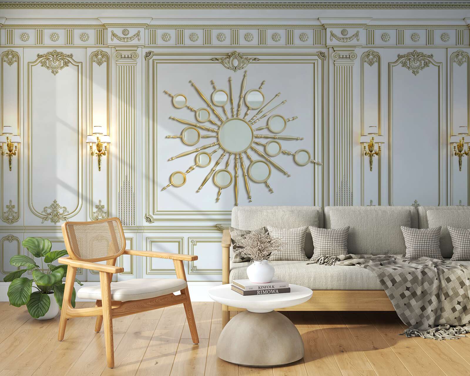 Fototapeta interiér v klasickom štýle