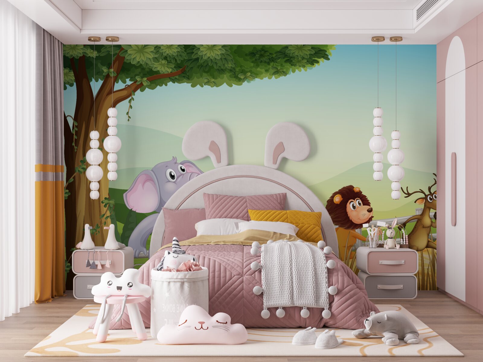 Fototapeta mláďatá zvierat na úteku