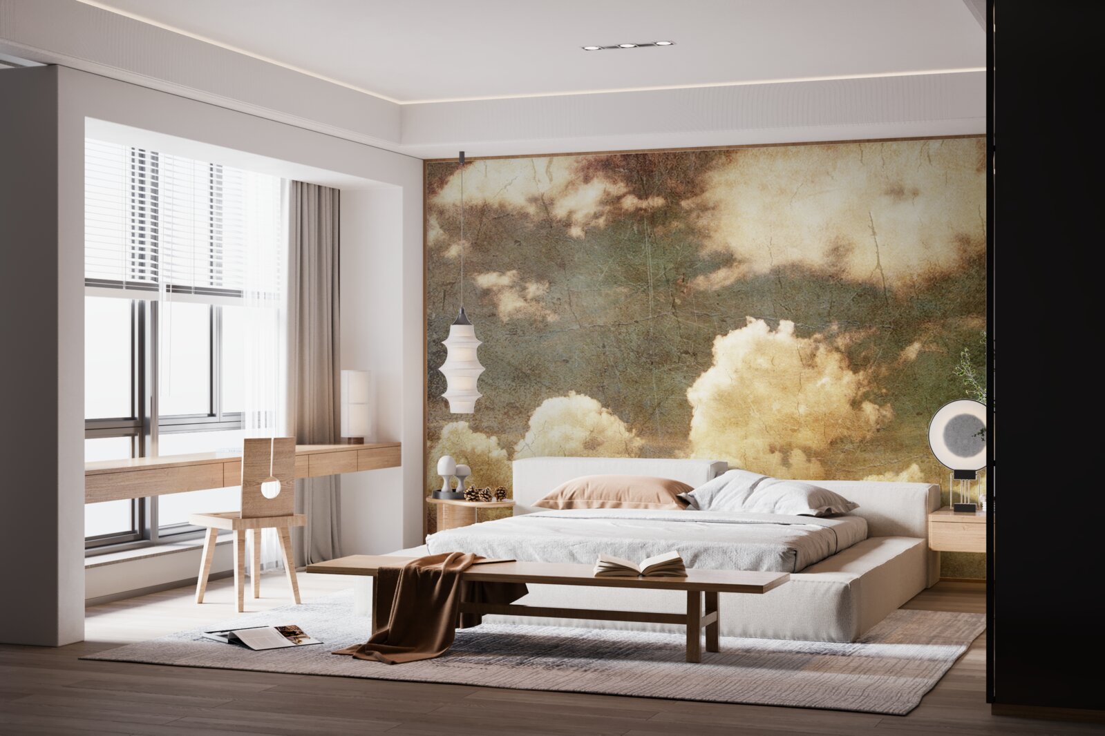 Fototapeta mraky plné jesenného dažďa