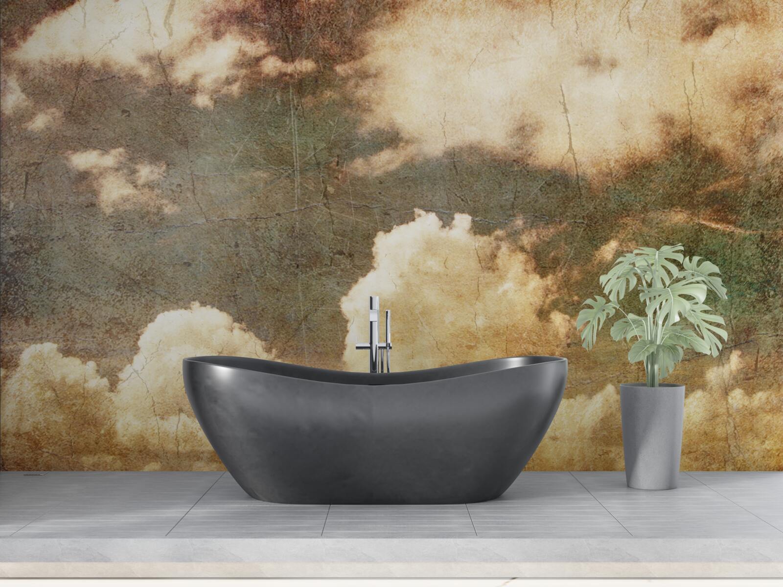 Fototapeta mraky plné jesenného dažďa