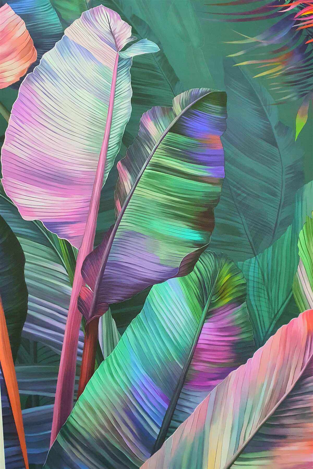 Fototapeta veľké bohaté listy