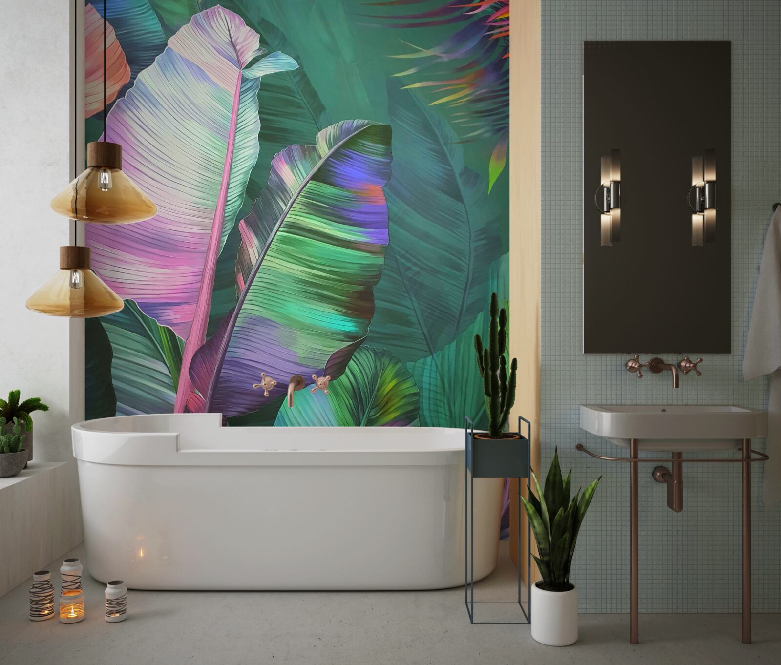 Fototapeta veľké bohaté listy