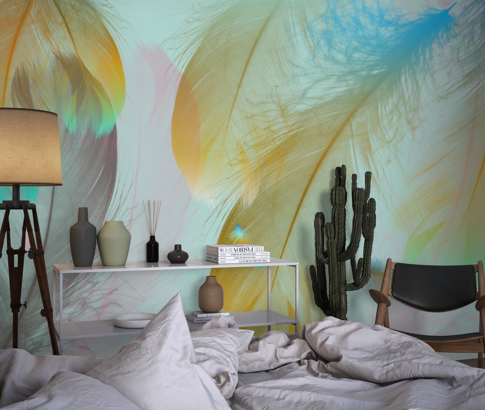 Fototapeta lietajúce mäkké perie