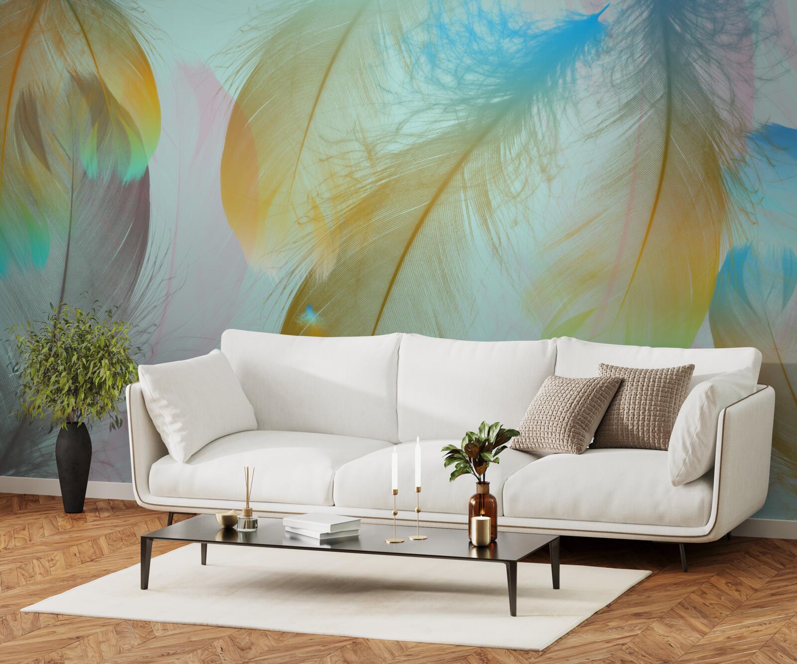 Fototapeta lietajúce mäkké perie