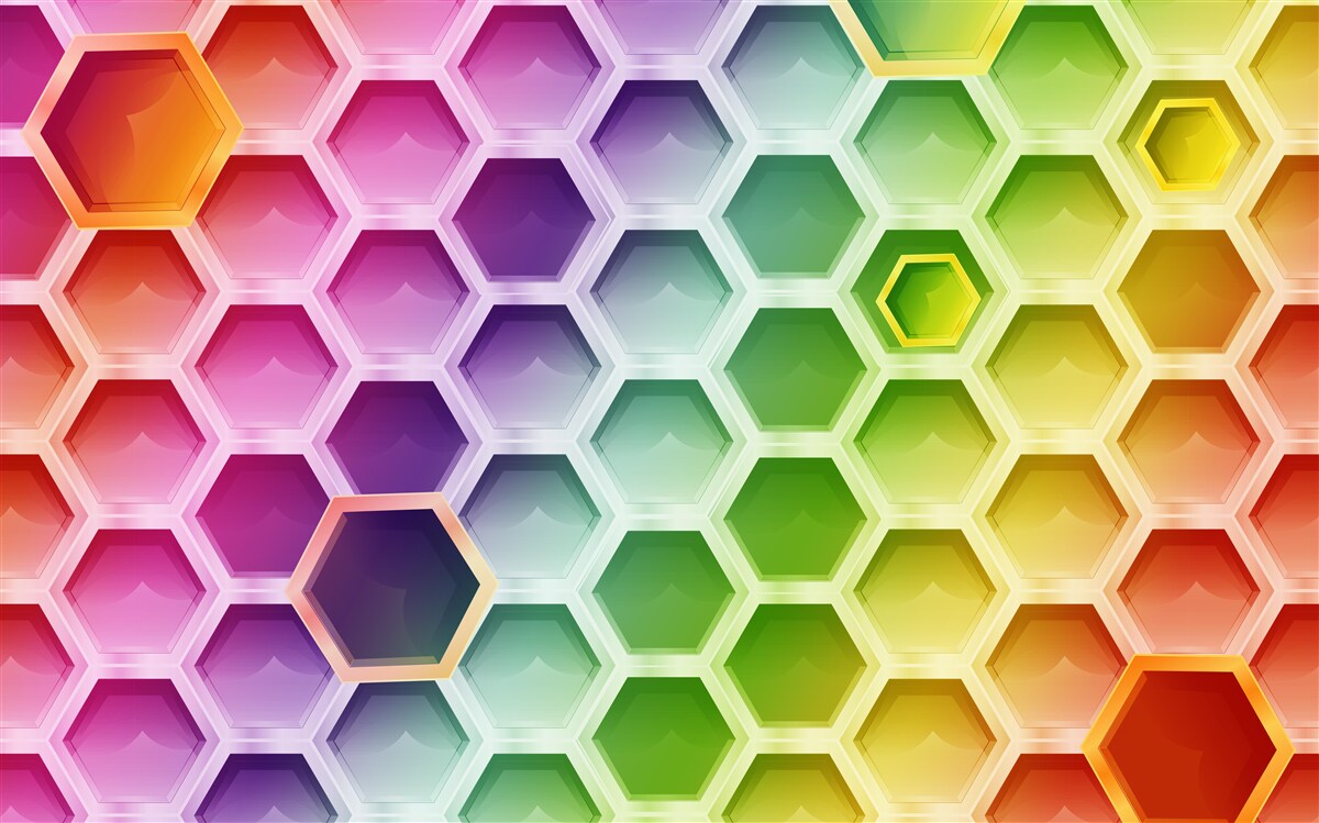 Fototapeta viacfarebné svetlé úle