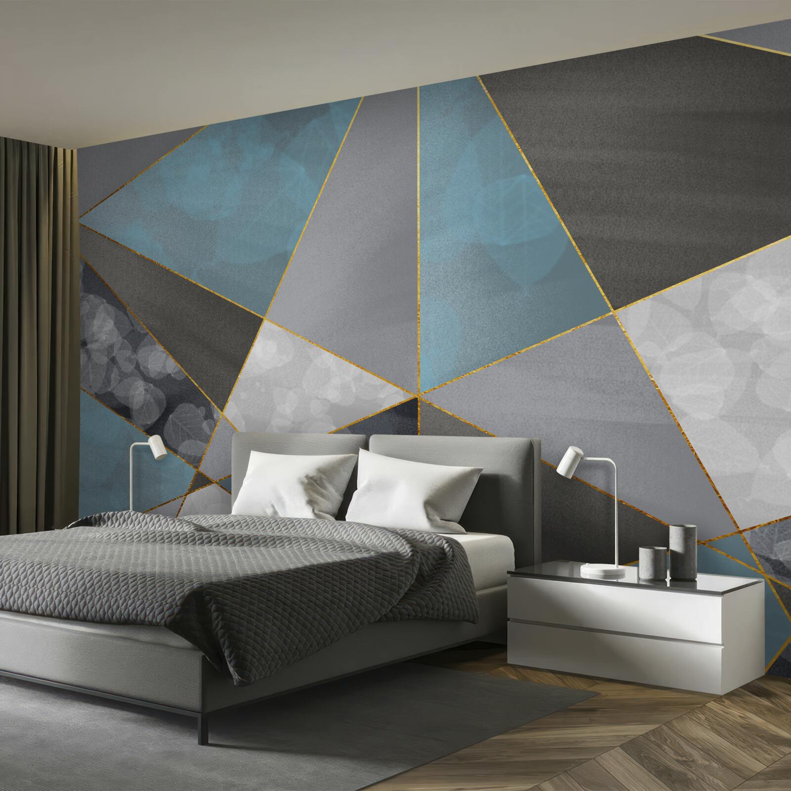 Fototapeta jedinečné pozadie s geometrickými motívmi