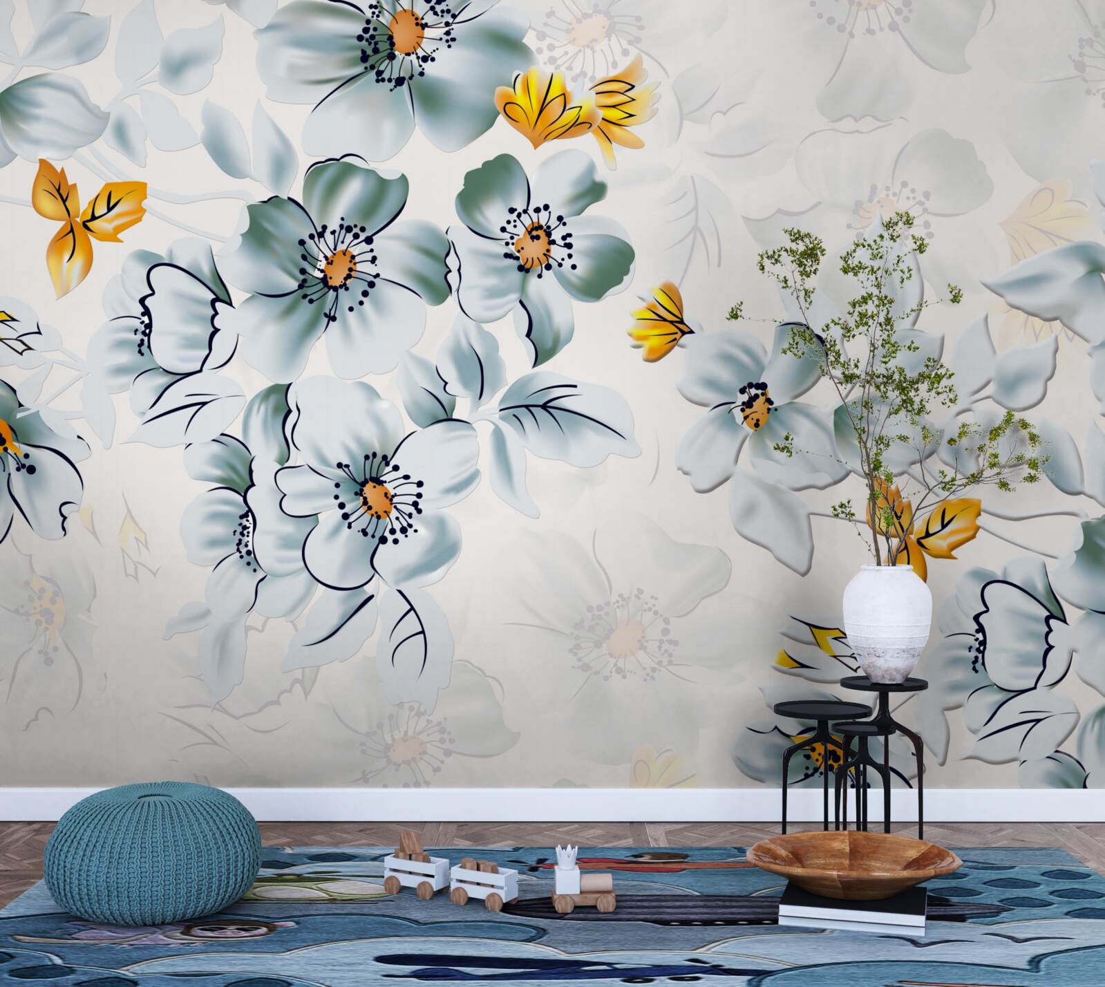 Fototapeta kvety sa nežne otvárajú