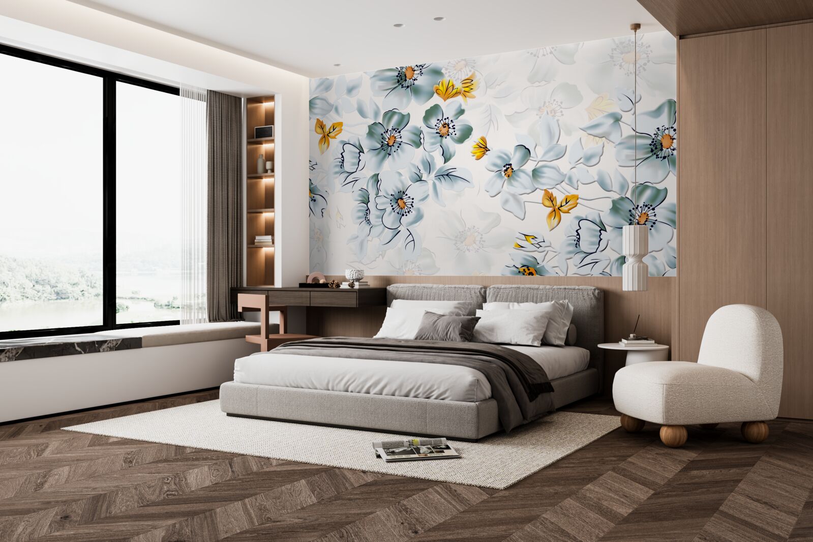 Fototapeta kvety sa nežne otvárajú