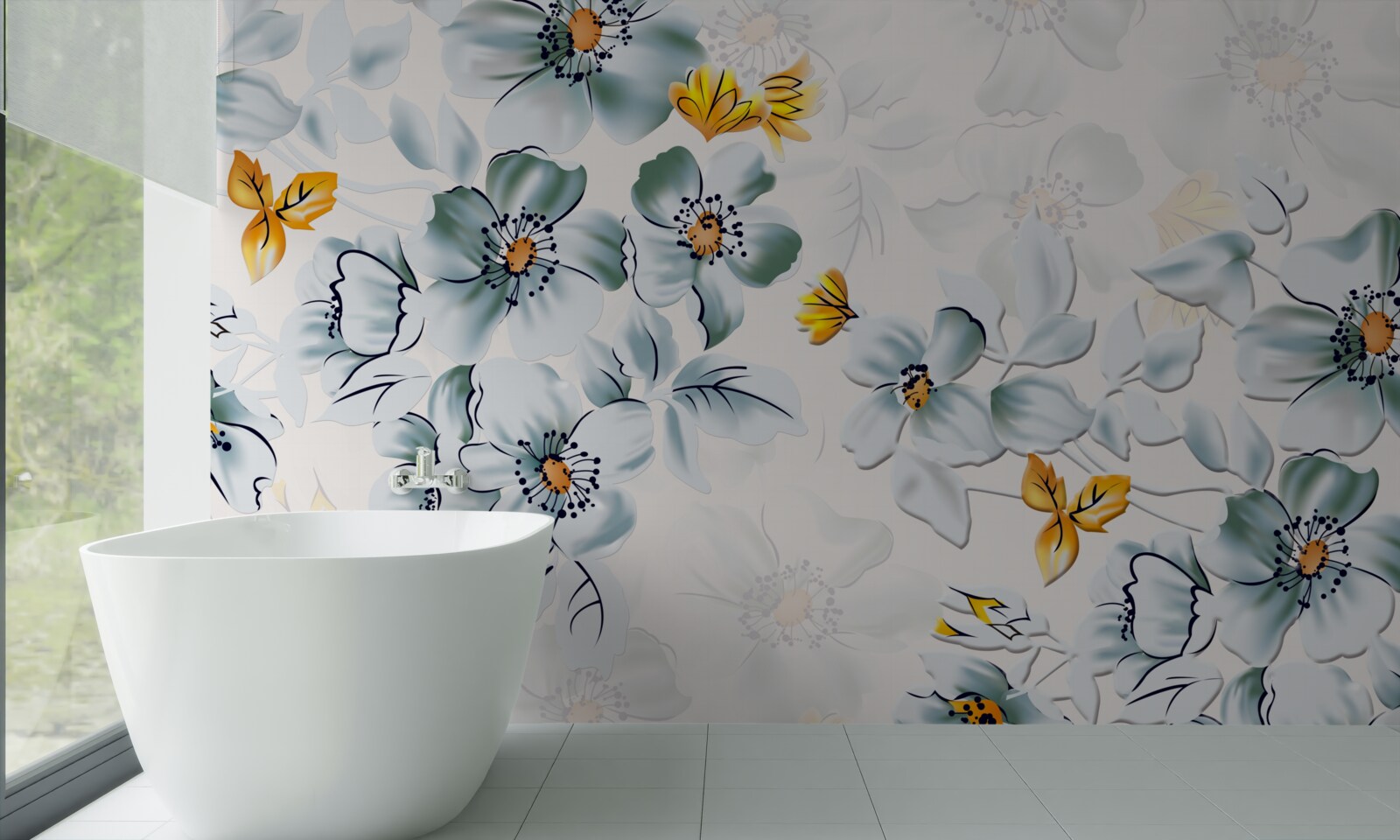 Fototapeta kvety sa nežne otvárajú