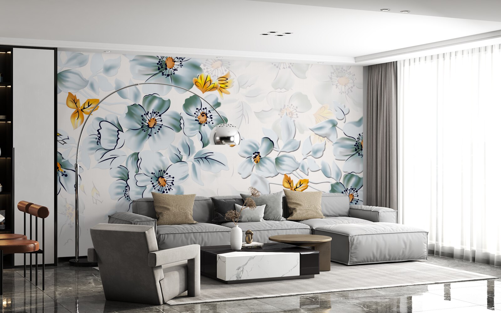 Fototapeta kvety sa nežne otvárajú