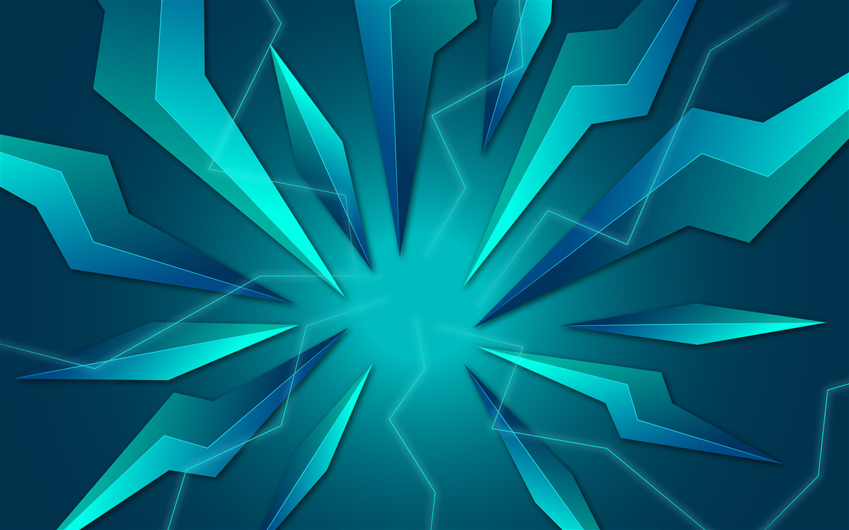 Fototapeta krivky vĺn modrej a tyrkysovej