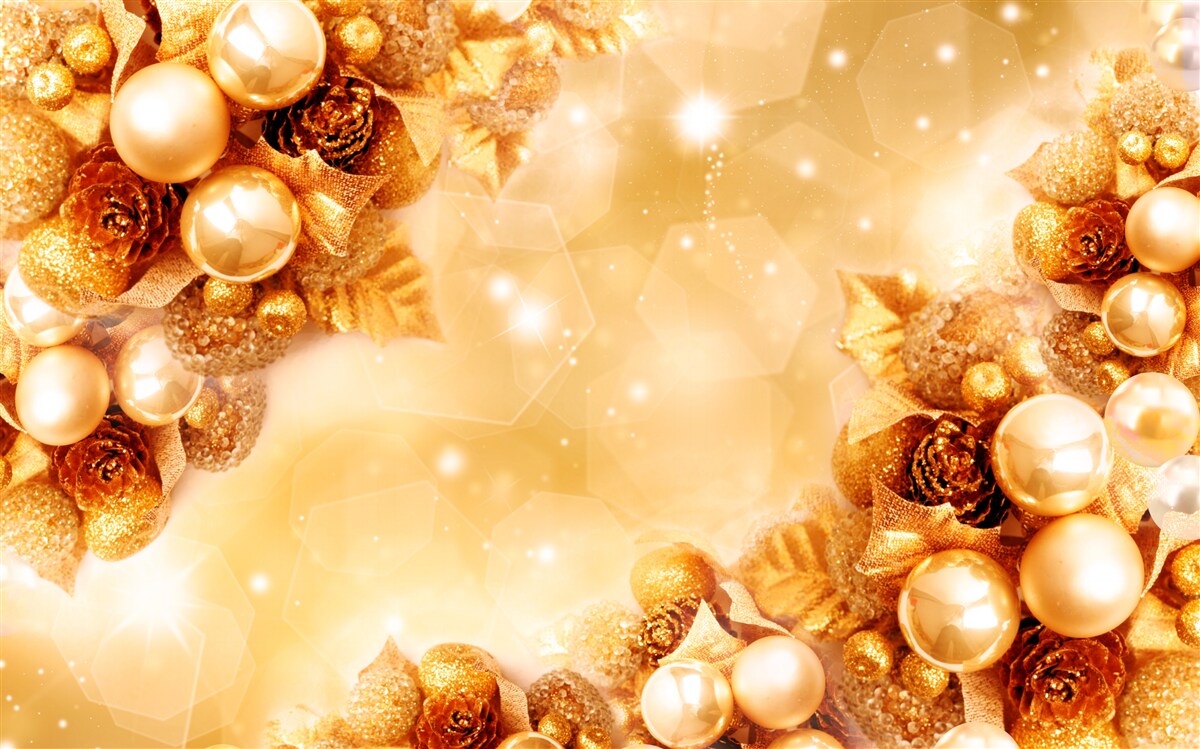 Fototapeta zlaté perly na zlatých listoch