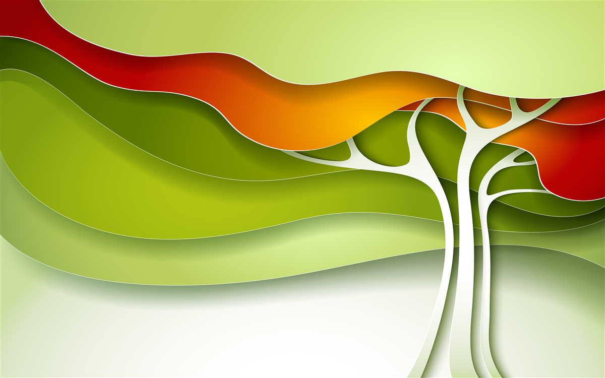 Fototapeta vrchol stromu je natretý svetlými odtieňmi jesene