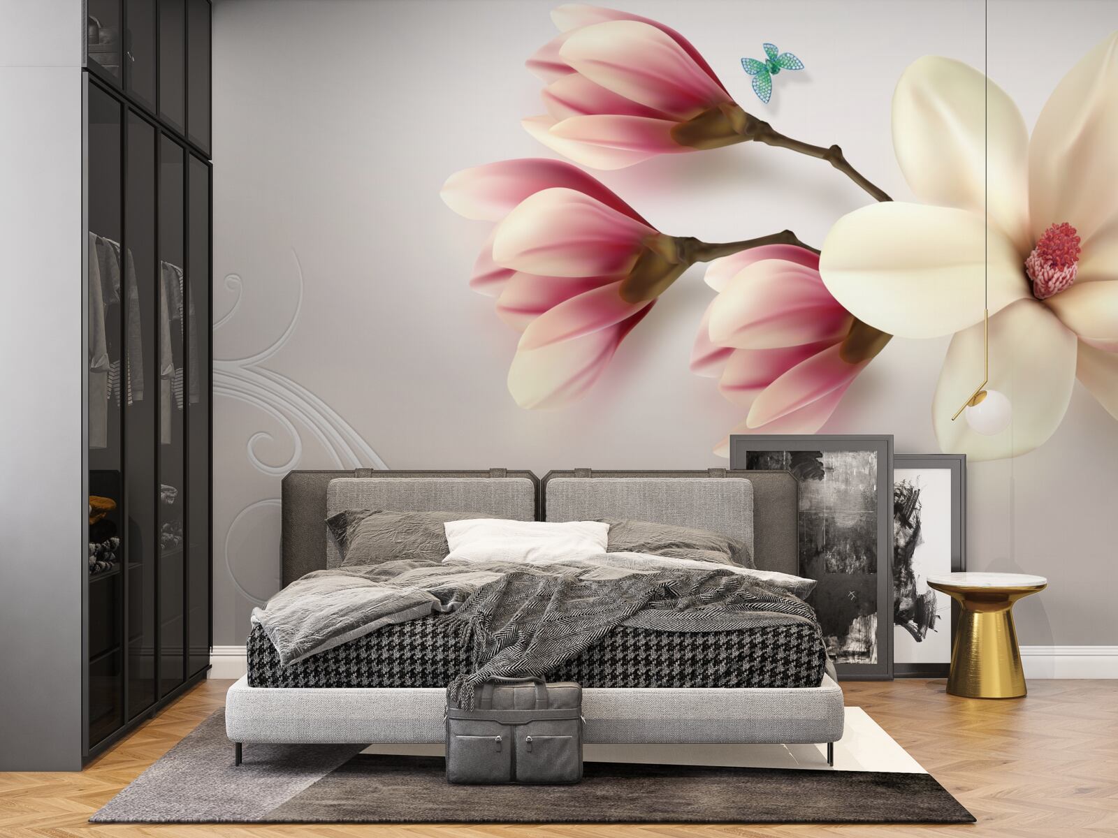 Fototapeta biela magnólia v plnom kvete