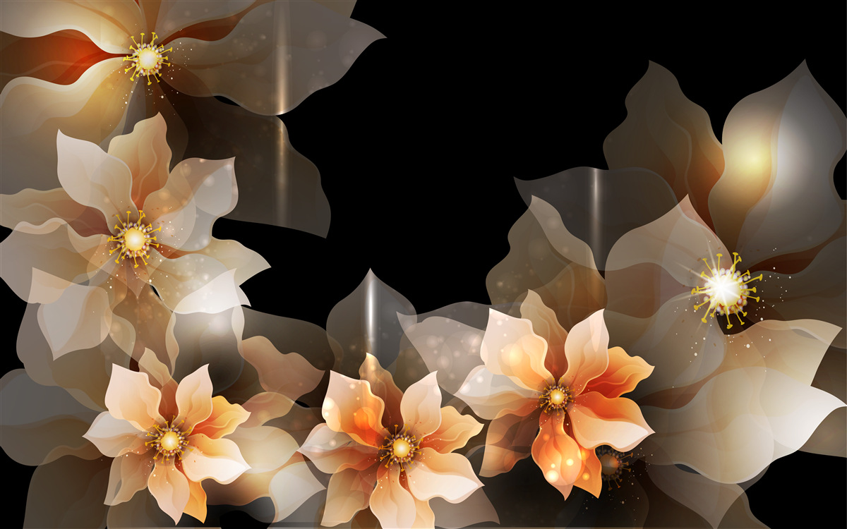 Fototapeta kúzlo krásnych kvetov