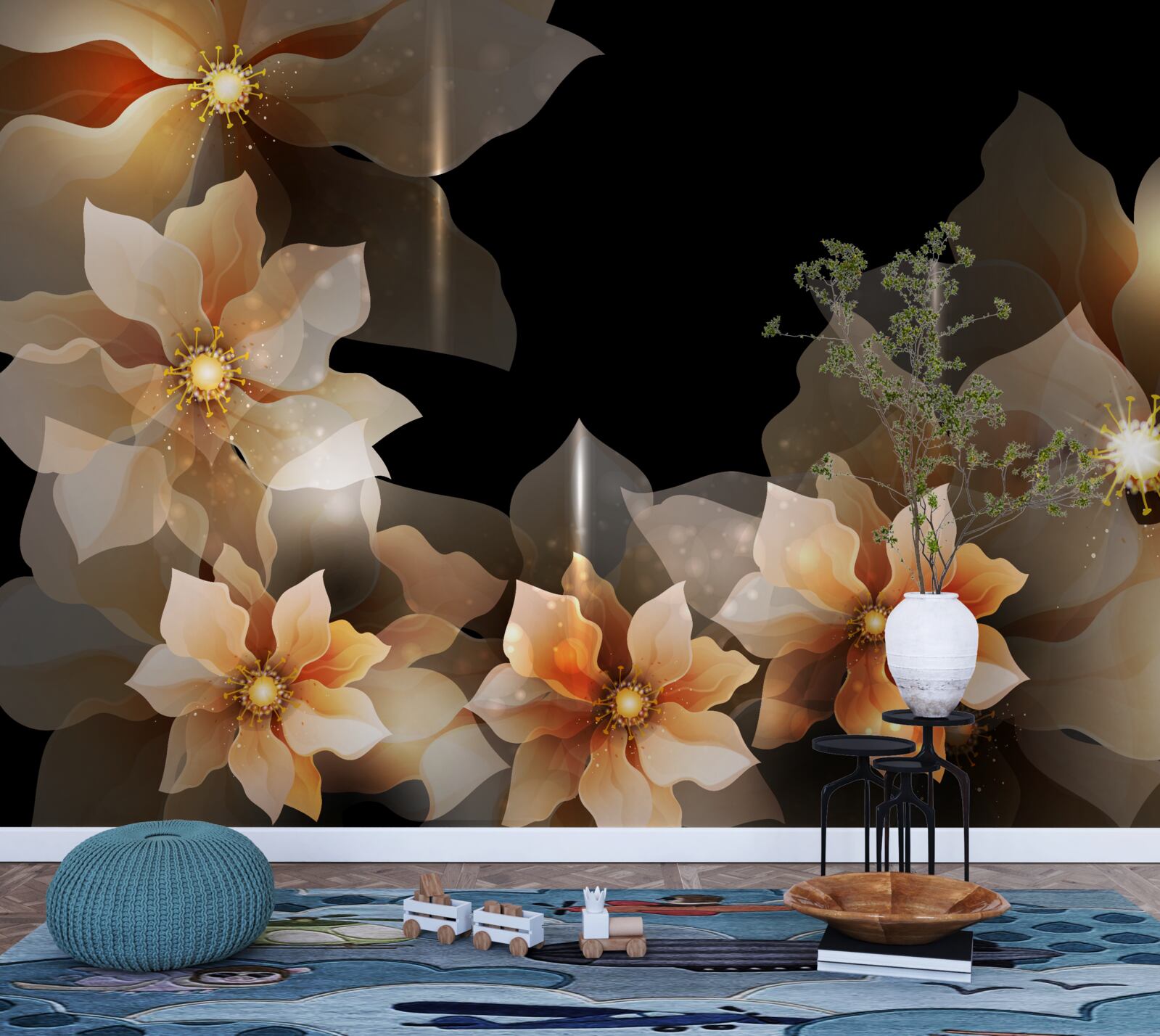 Fototapeta kúzlo krásnych kvetov