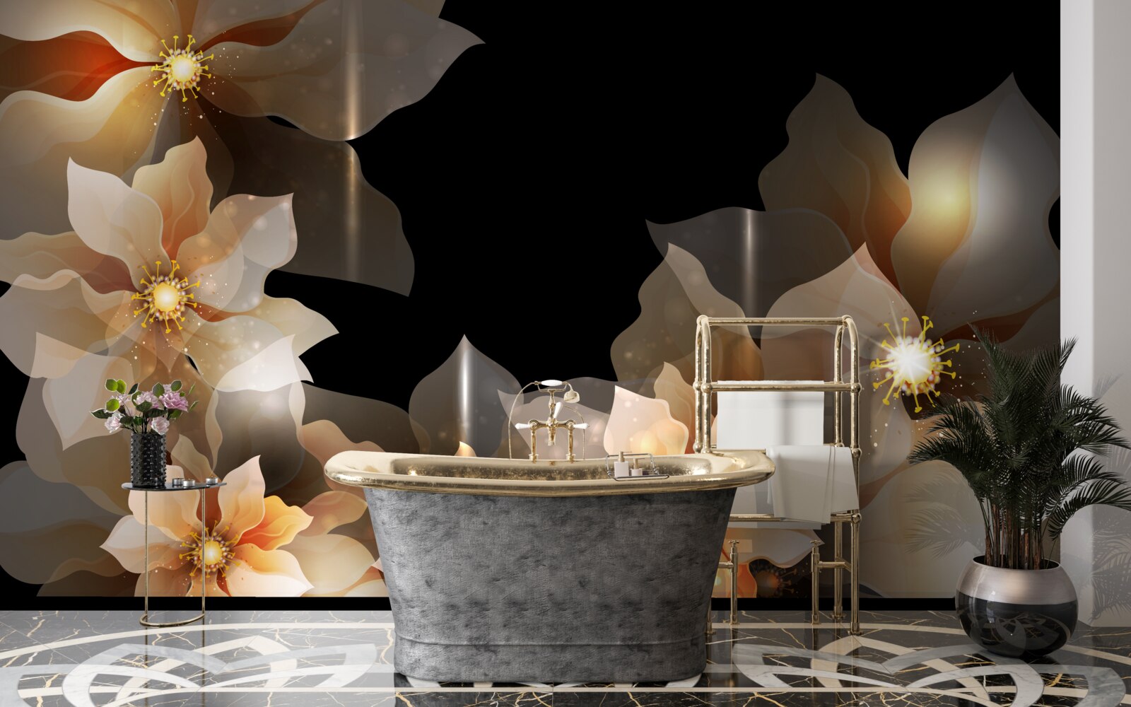 Fototapeta kúzlo krásnych kvetov